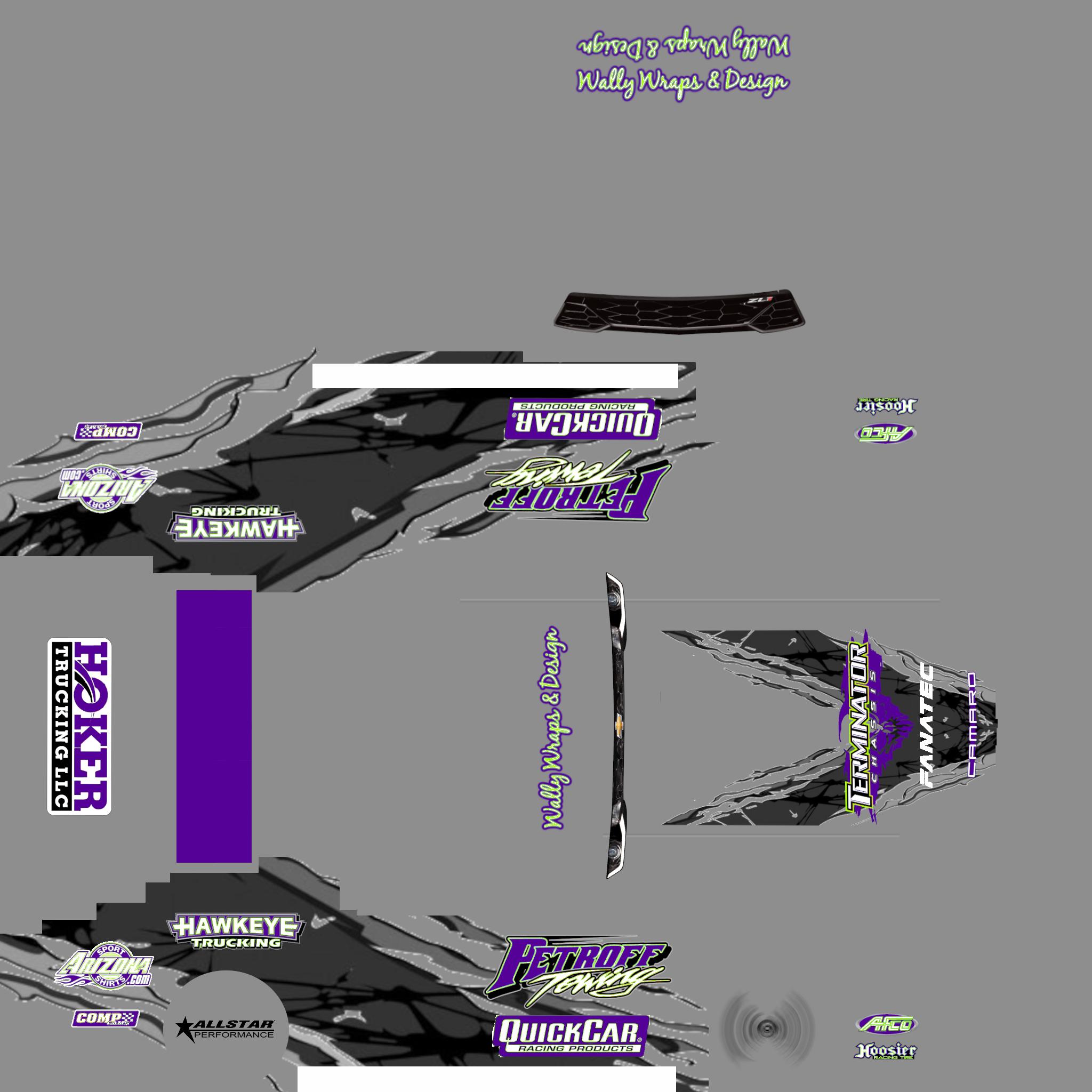 Preview of Dirt Street Stock grey purple sim by Jason Welsh