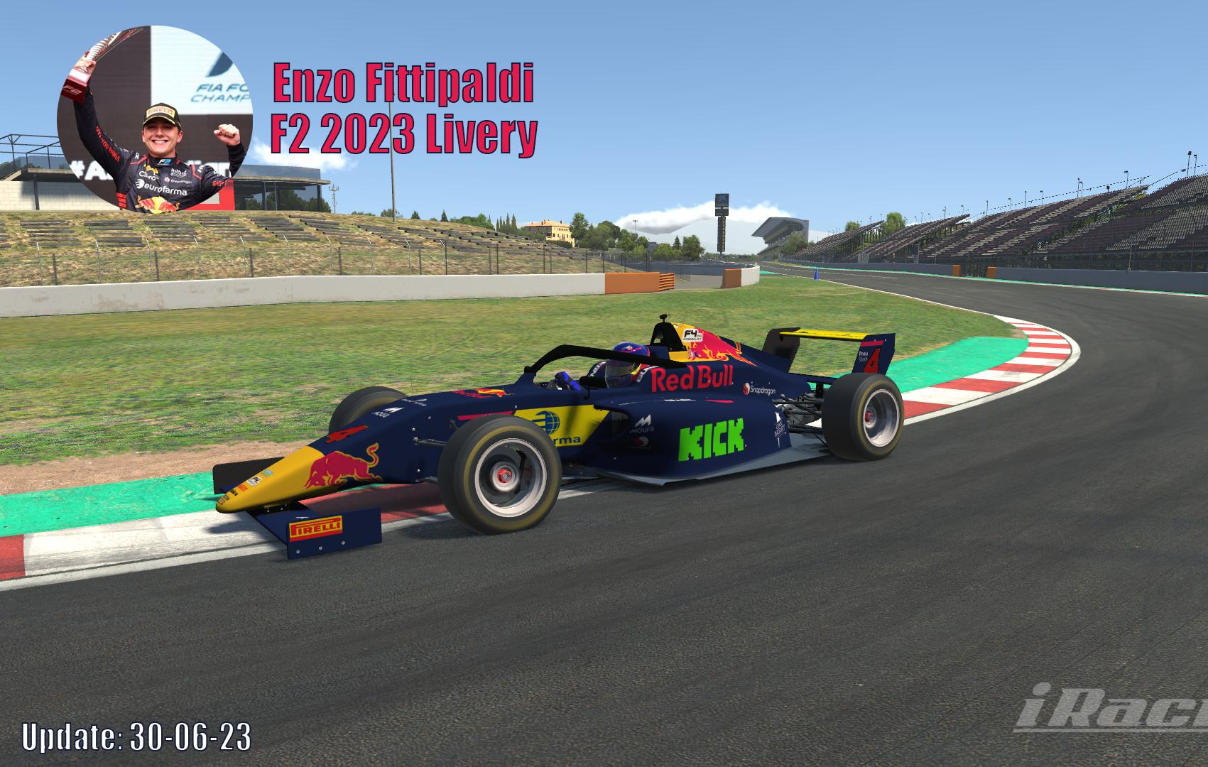 Preview of F2 Carlin 2023 Enzo Fittipaldi Red Bull Academy (Brasil) by Eduardo Sofiate