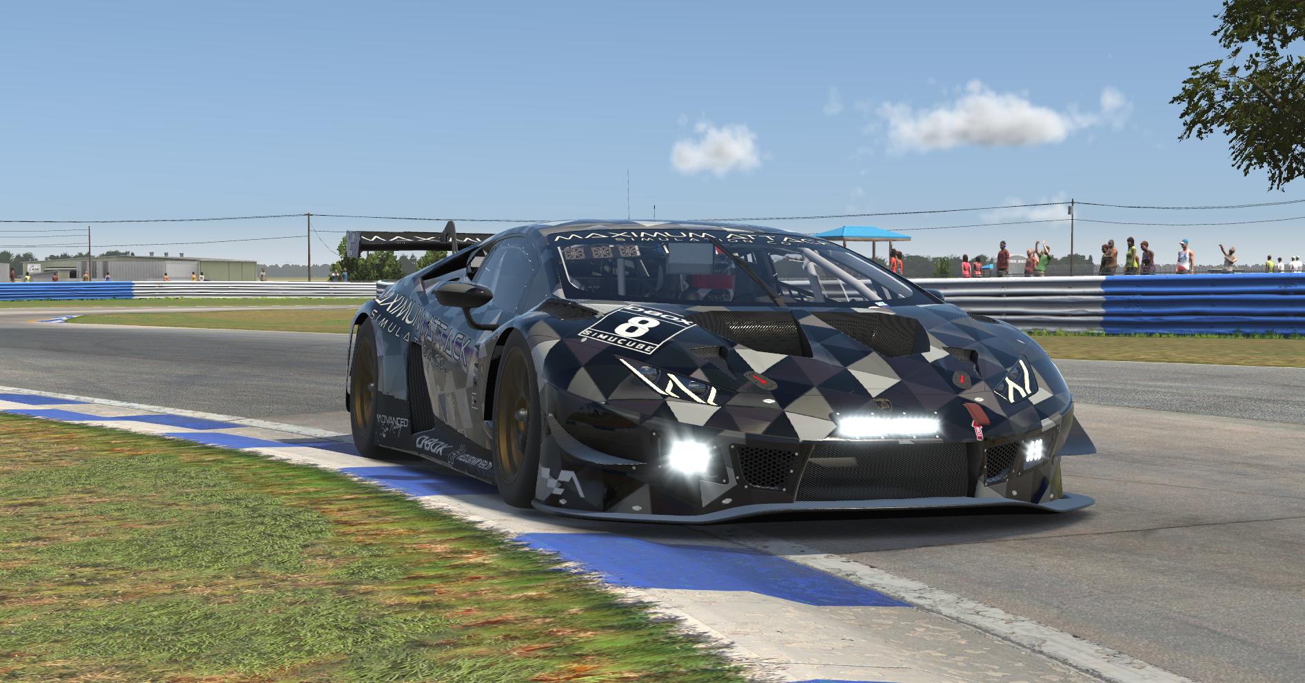 Preview of Maximum Attack Simulation Co - Black Lambo Huracan GT3 DRD by Perry Duncan