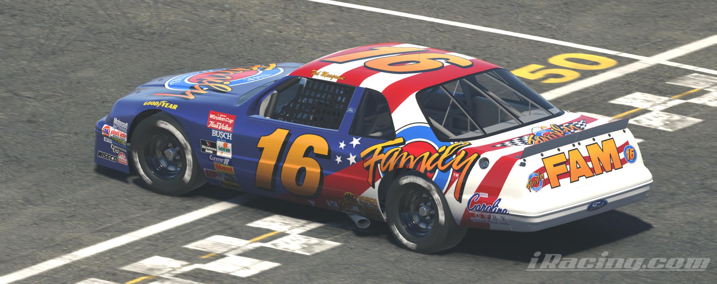 1994 16 Ted Musgrave Family Channel Ford Winston Cup by William