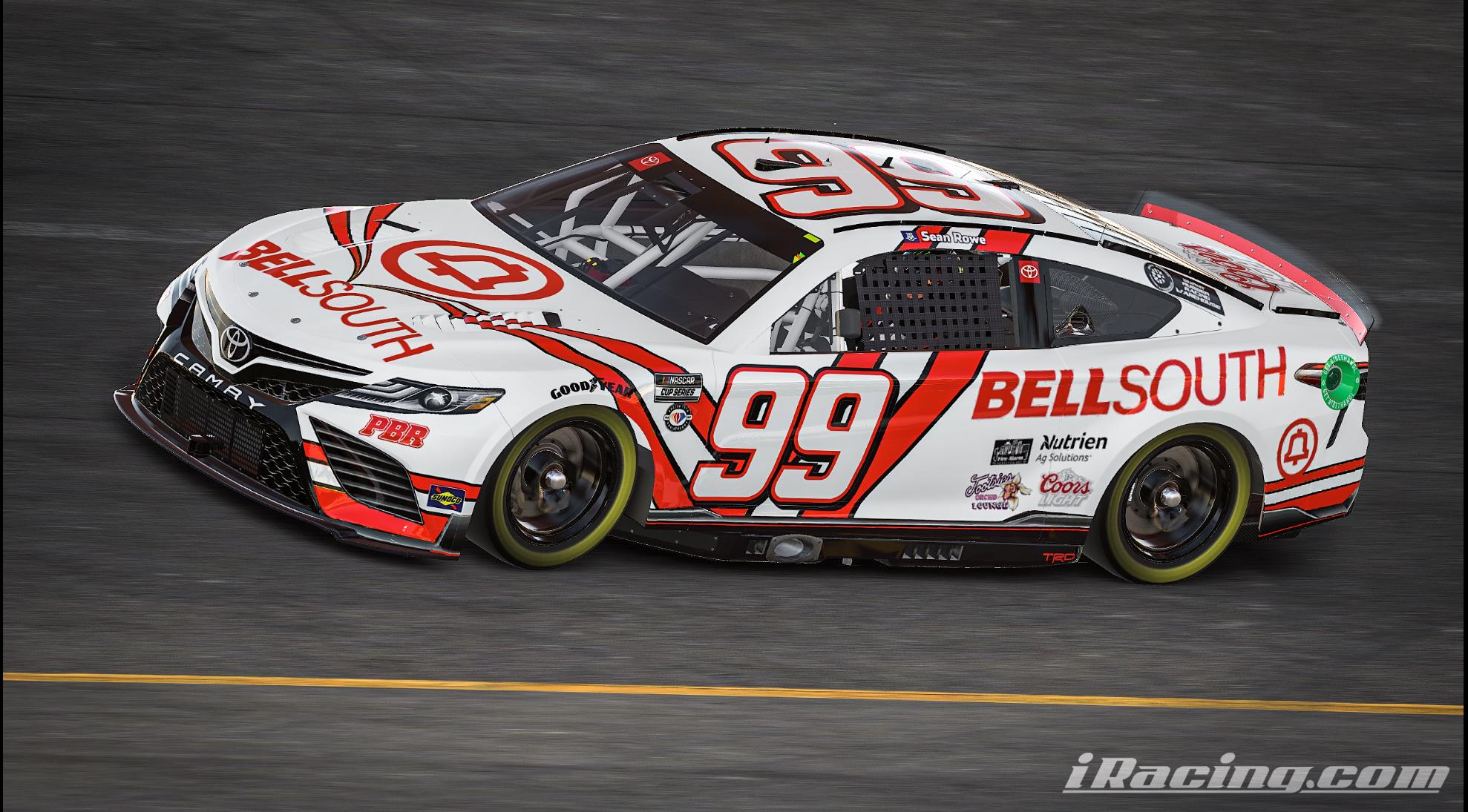 Preview of Sean Rowe BellSouth Red and White #99 by James R Bomar