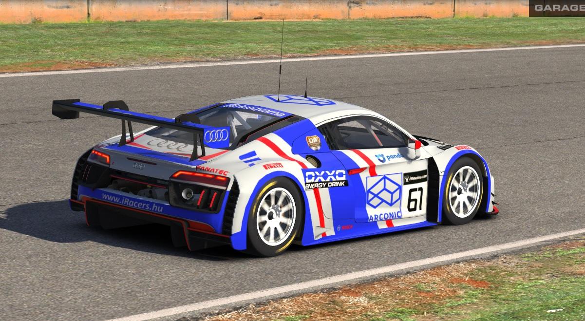 Preview of AUDI R8 LMS sponsored by Alcoa & Arconic (red line) by Tamas Kovics