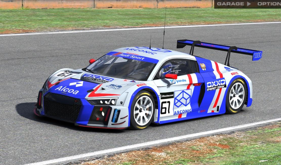 Preview of AUDI R8 LMS sponsored by Alcoa & Arconic (red line) by Tamas Kovics