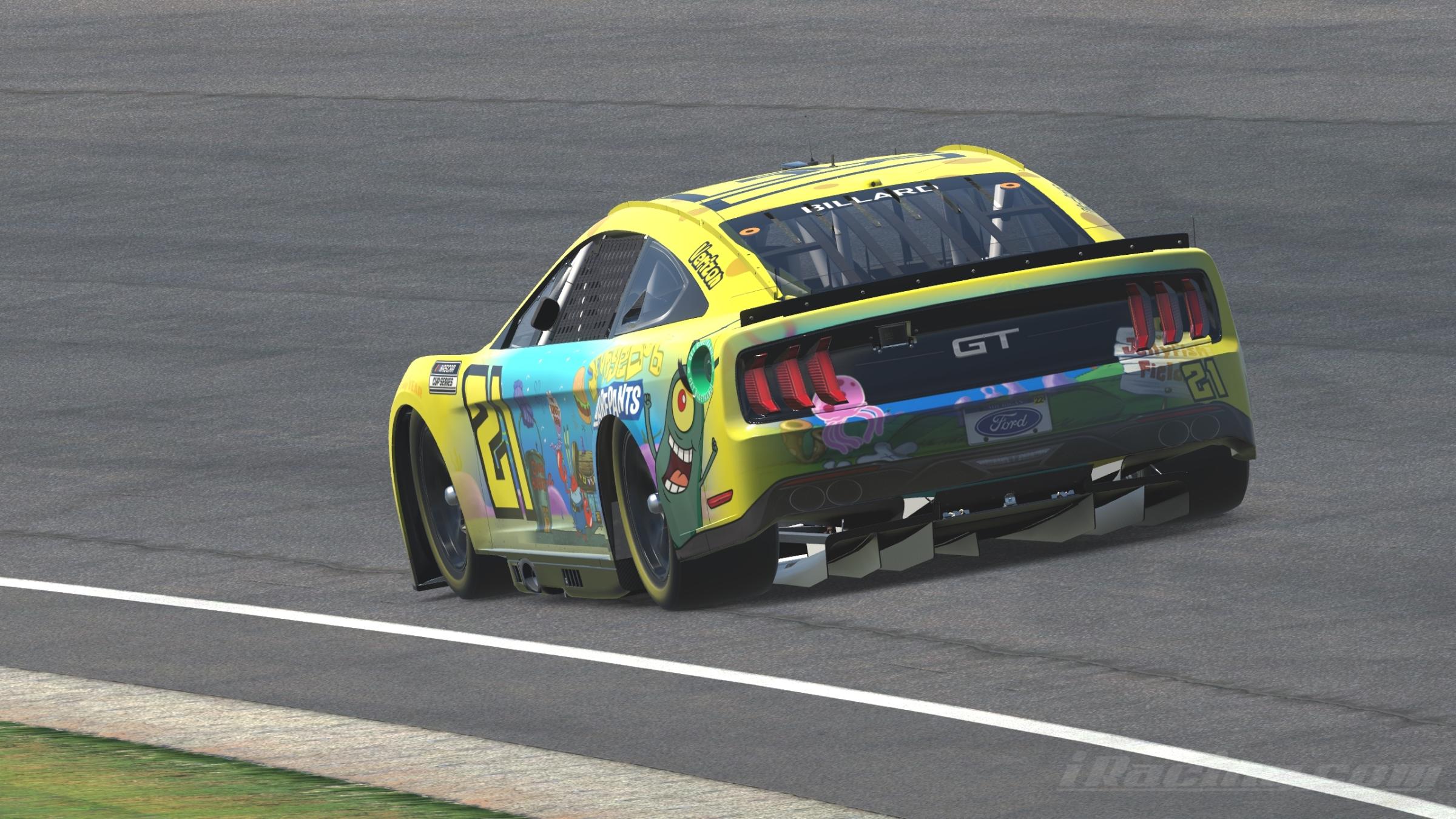 Spongebob Mustang by Ben B. Trading Paints