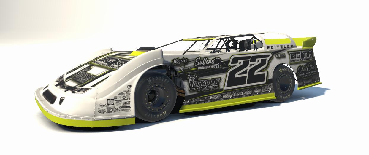 Preview of late model template reitzler 22 lime green by Jaxson Reitzler