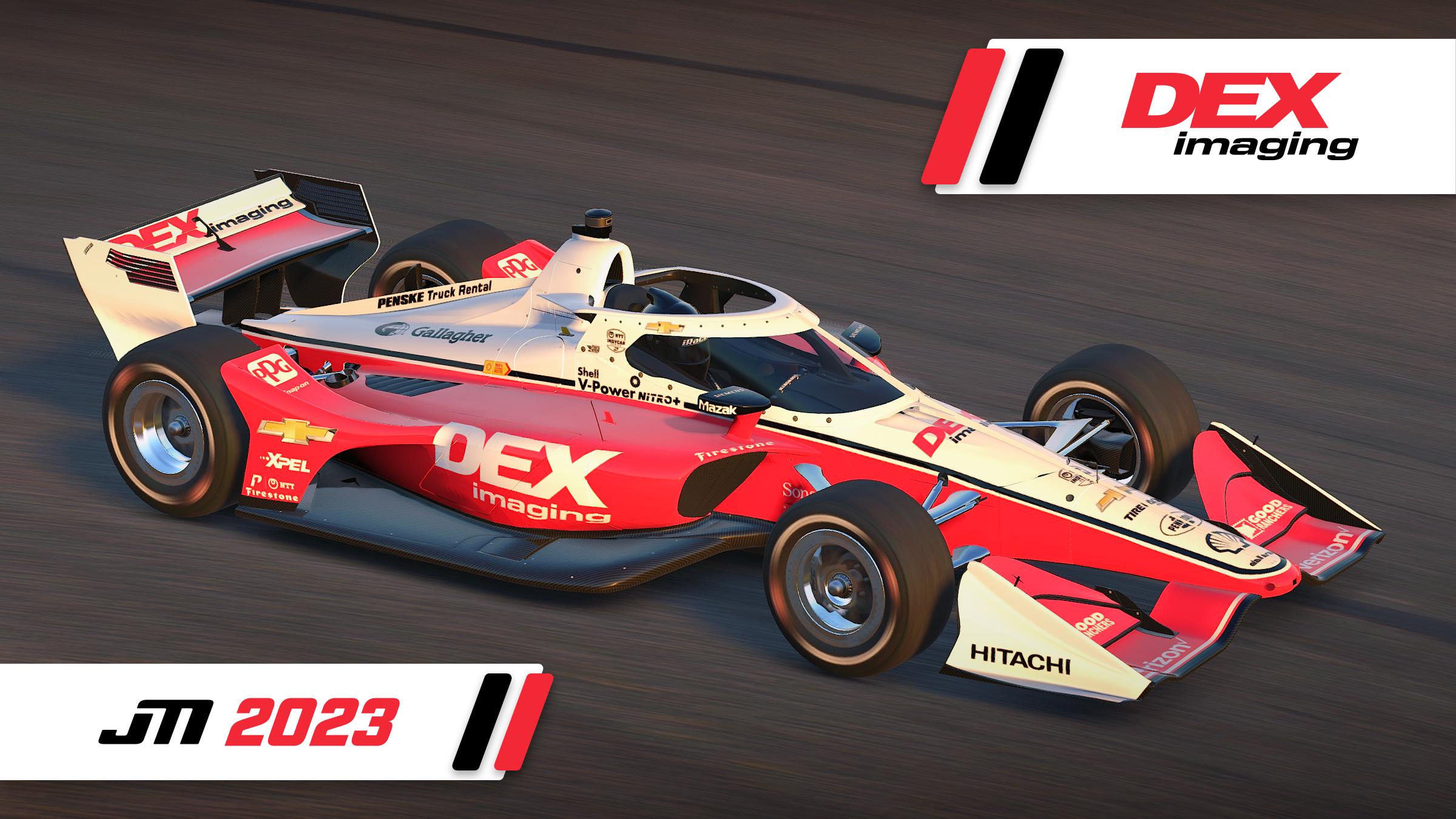 2023 Scott McLaughlin Dex Imaging Dallara IR18 by Jeff McKeand