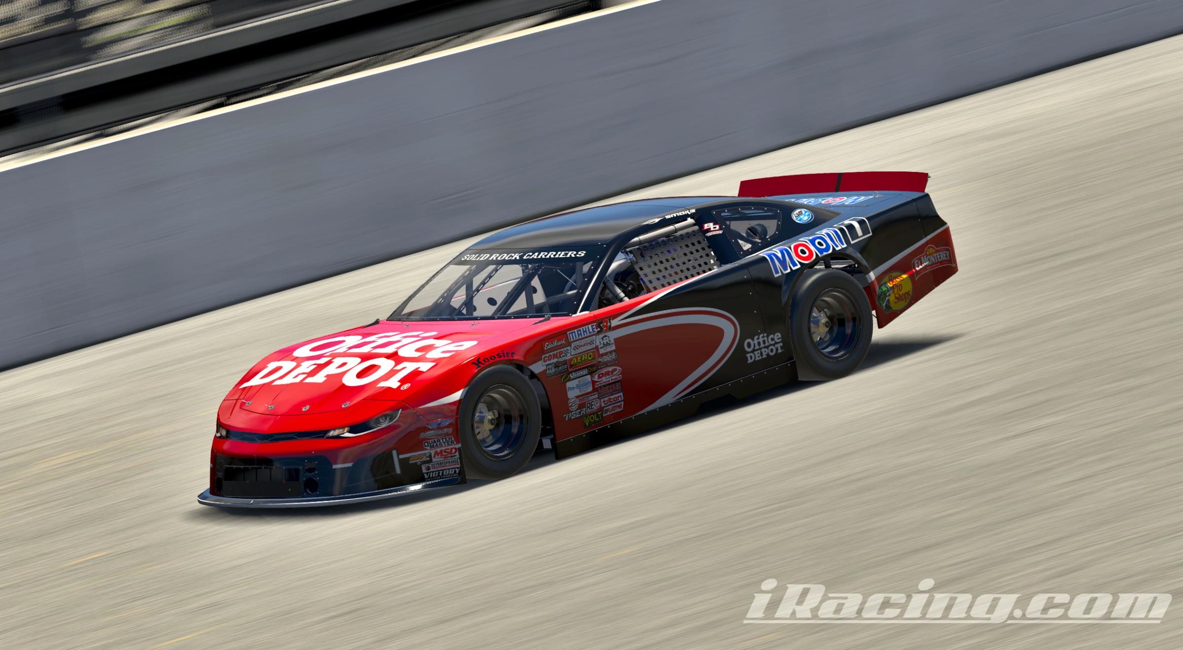 Preview of Tony Stewart 2011 LMS Modernized Sim Stamp by Jason Beckman