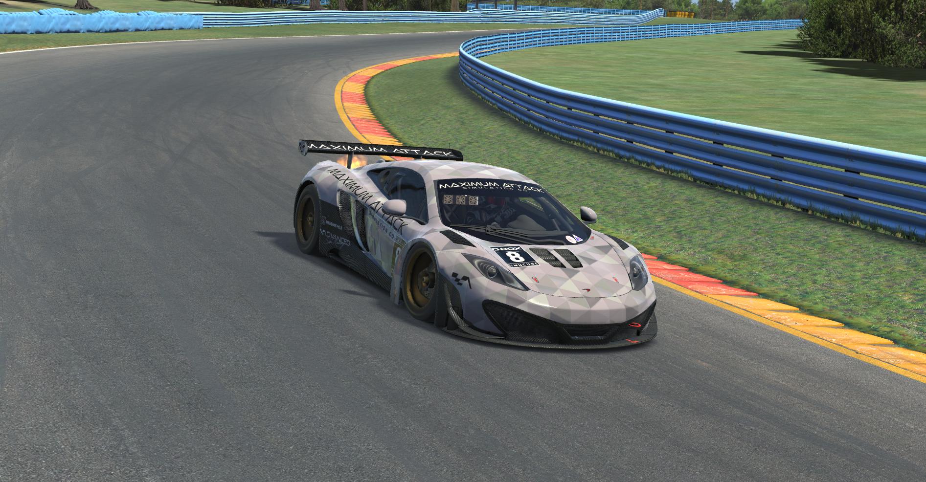Preview of Maximum Attack Simulation Co - Chalk McLaren MP4 GT3 DRD by Perry Duncan