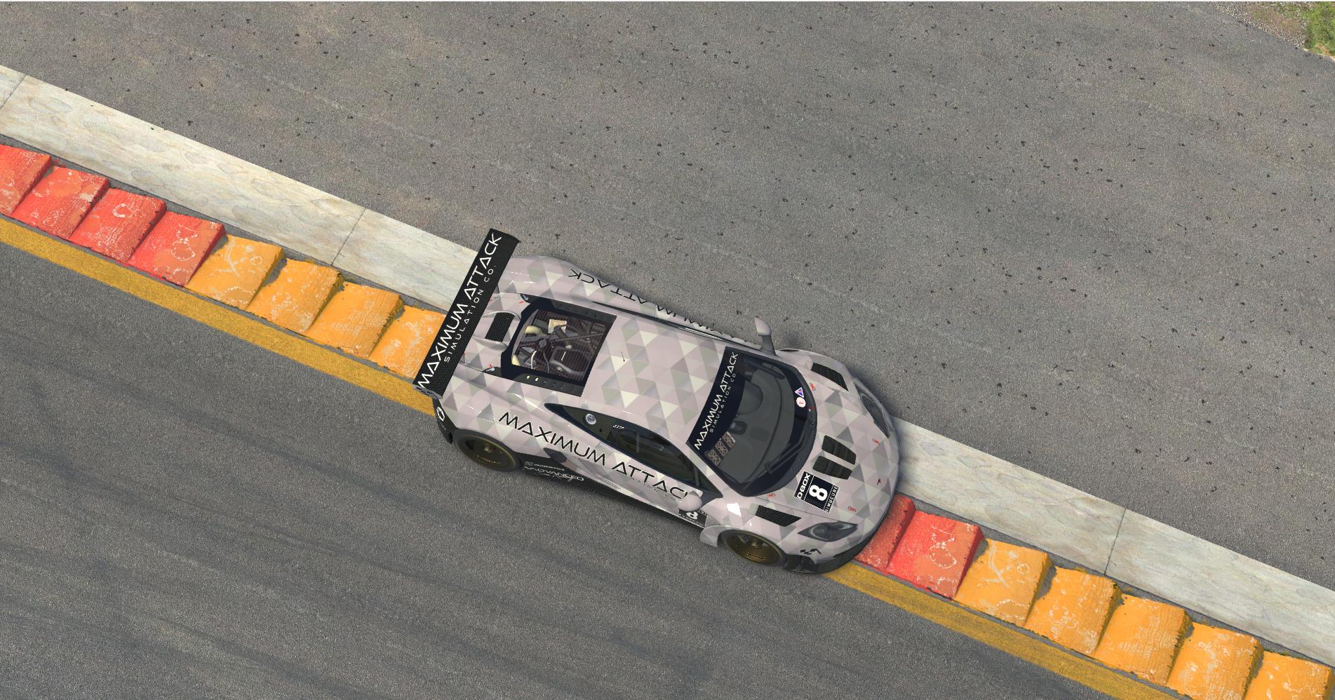 Preview of Maximum Attack Simulation Co - Chalk McLaren MP4 GT3 DRD by Perry Duncan