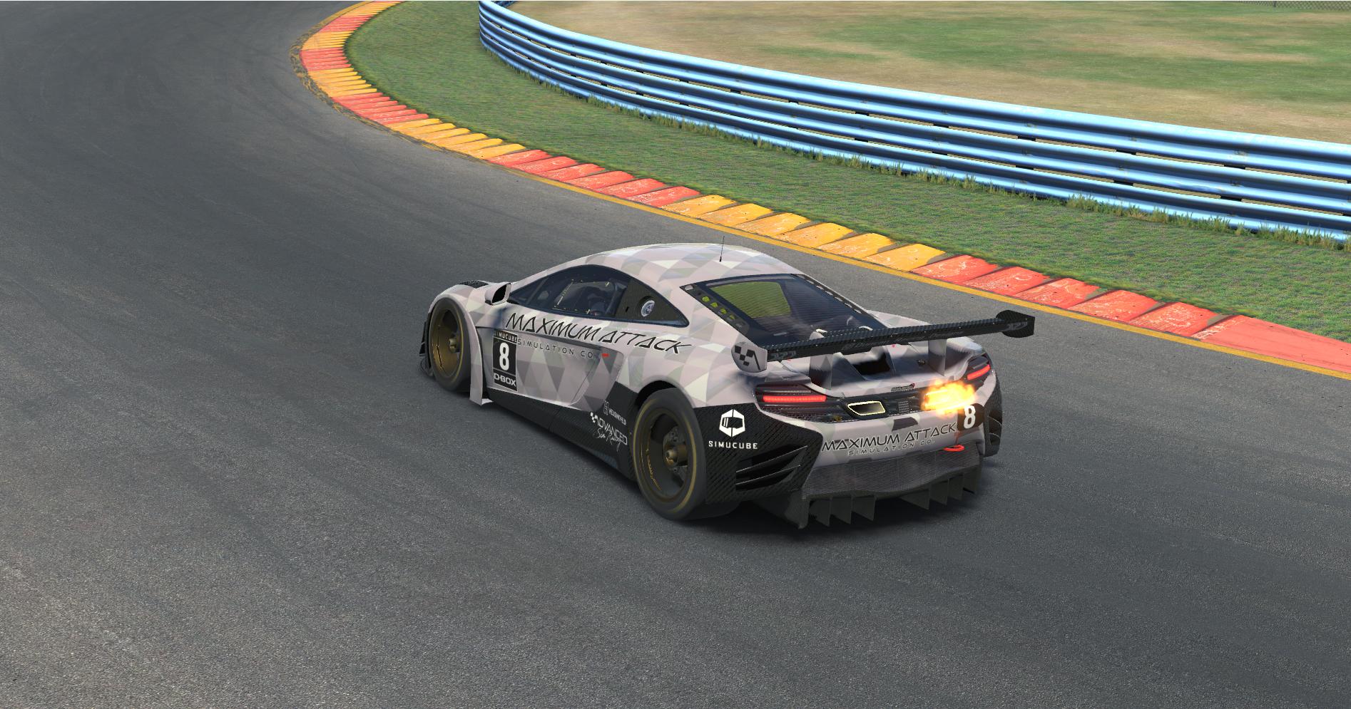 Preview of Maximum Attack Simulation Co - Chalk McLaren MP4 GT3 DRD by Perry Duncan