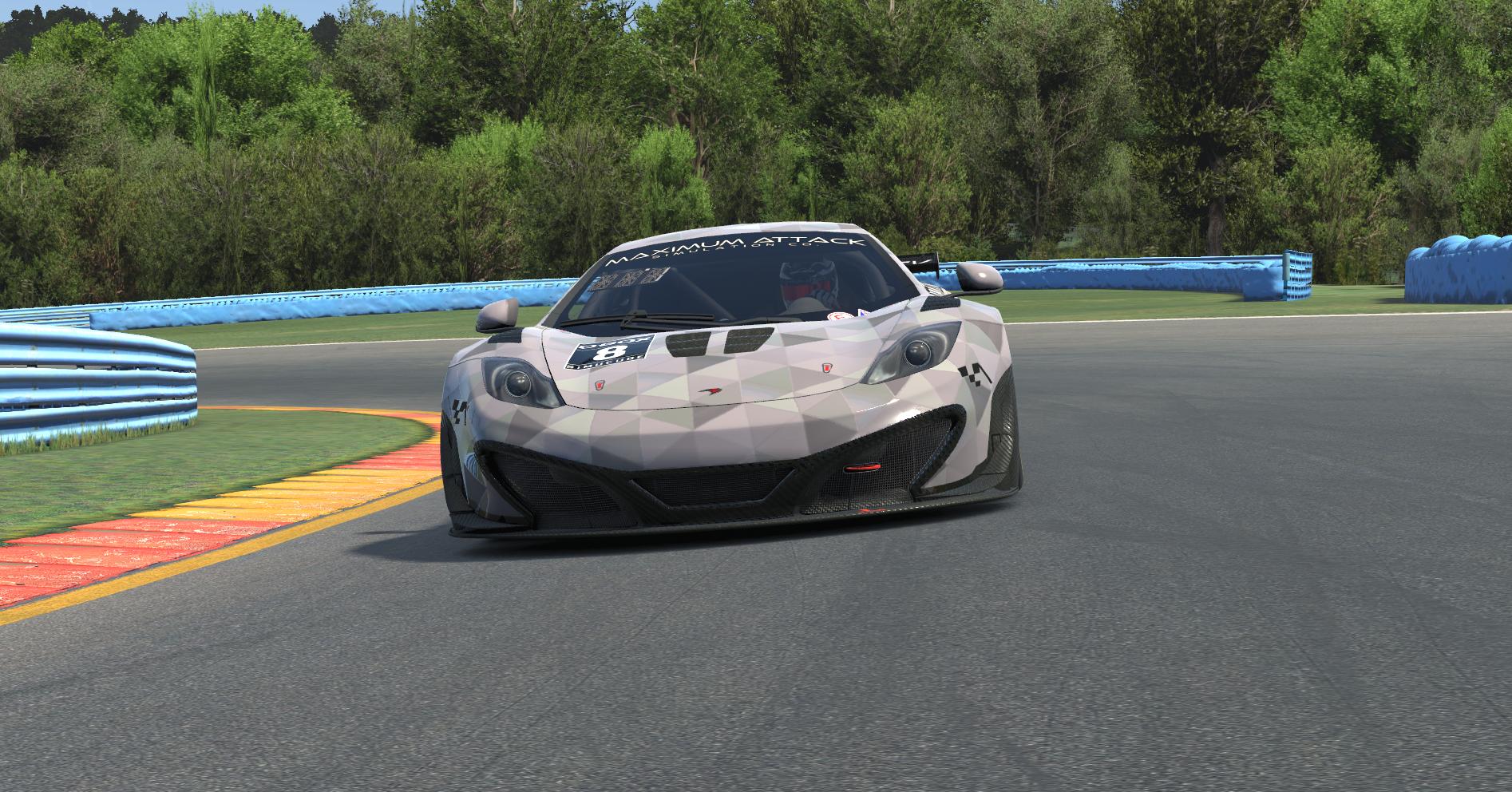 Preview of Maximum Attack Simulation Co - Chalk McLaren MP4 GT3 DRD by Perry Duncan