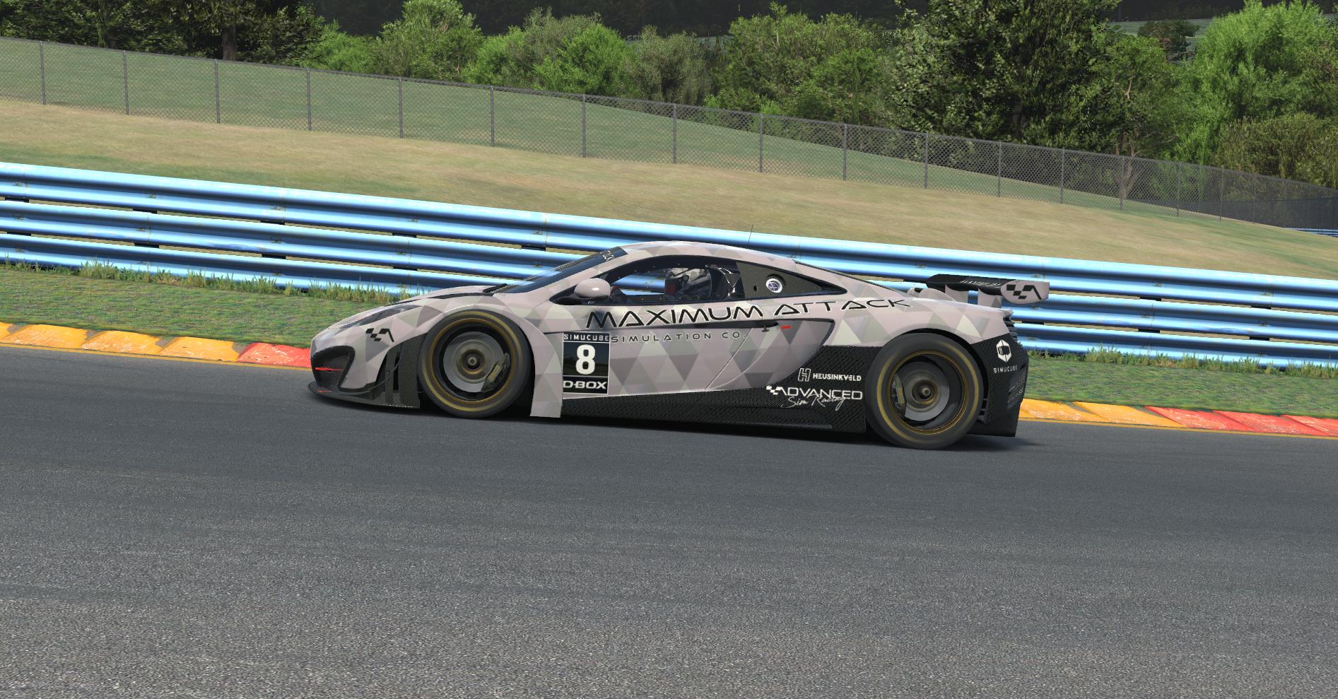 Preview of Maximum Attack Simulation Co - Chalk McLaren MP4 GT3 DRD by Perry Duncan