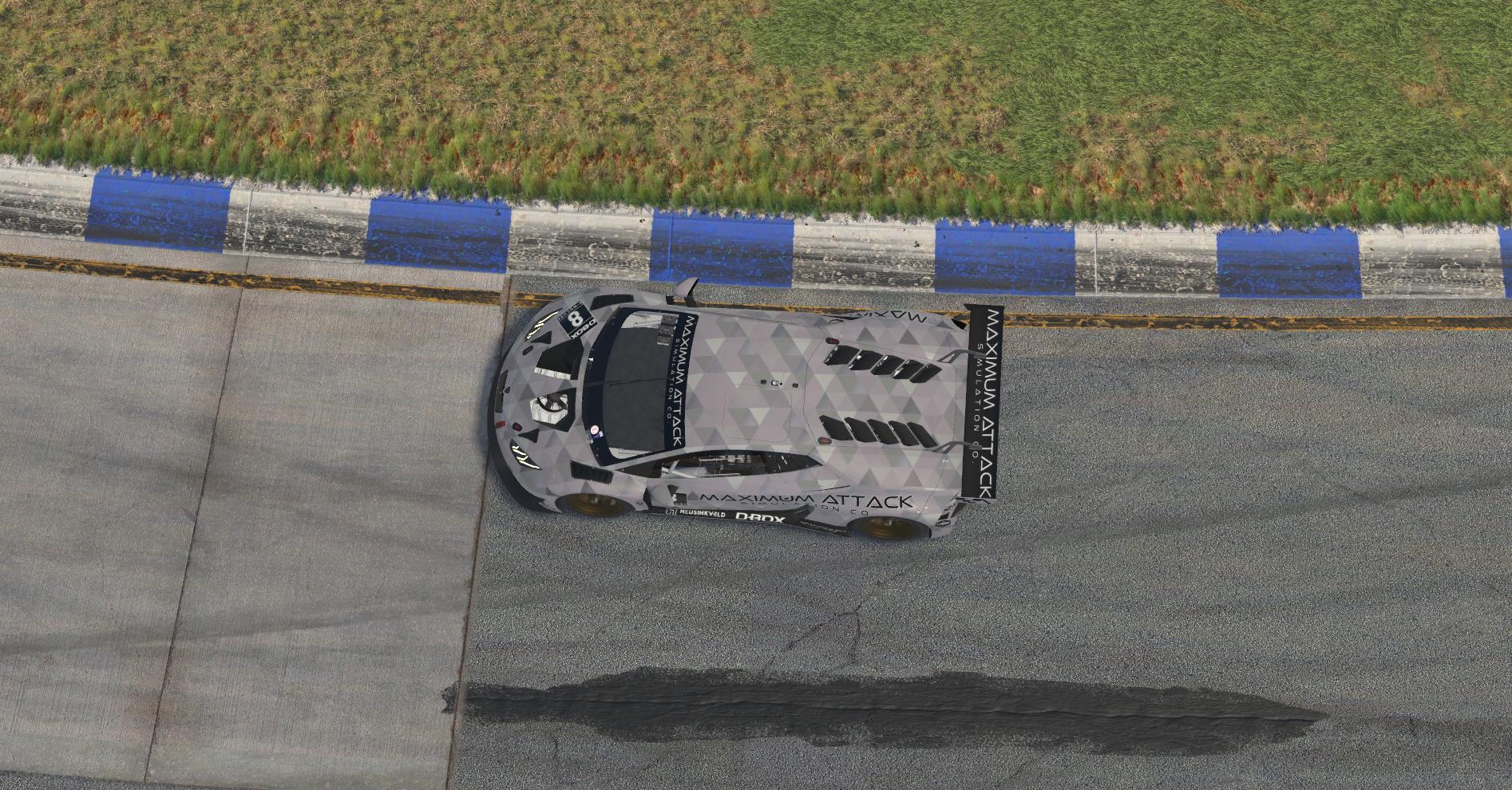 Preview of Maximum Attack Simulation Co - Chalk Lambo Huracan GT3 DRD by Perry Duncan