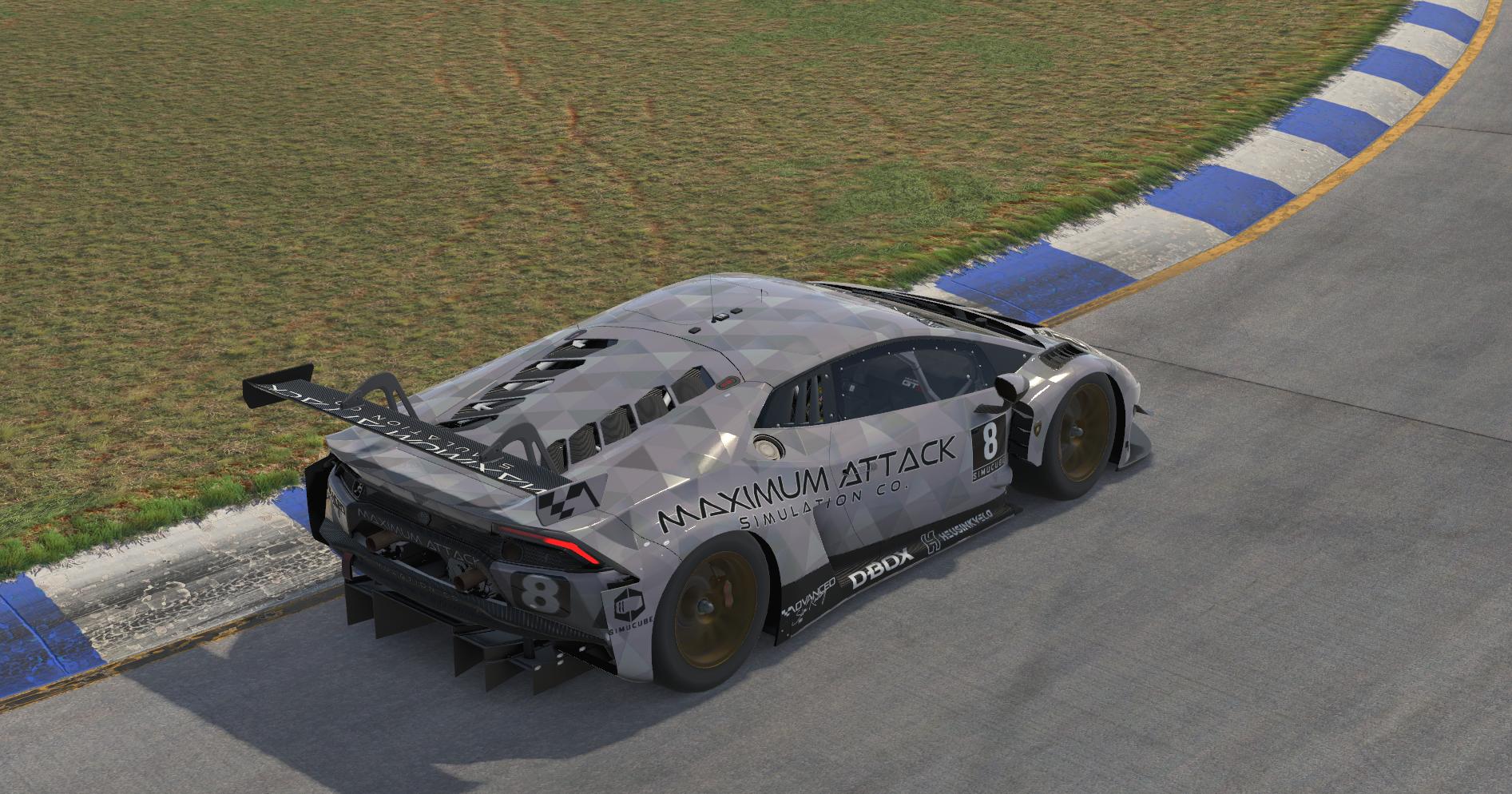 Preview of Maximum Attack Simulation Co - Chalk Lambo Huracan GT3 DRD by Perry Duncan