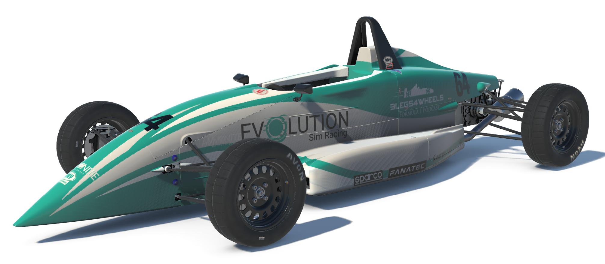 Evo Sim Racing 3L4W Ray FF1600 by Stephen Evason - Trading Paints