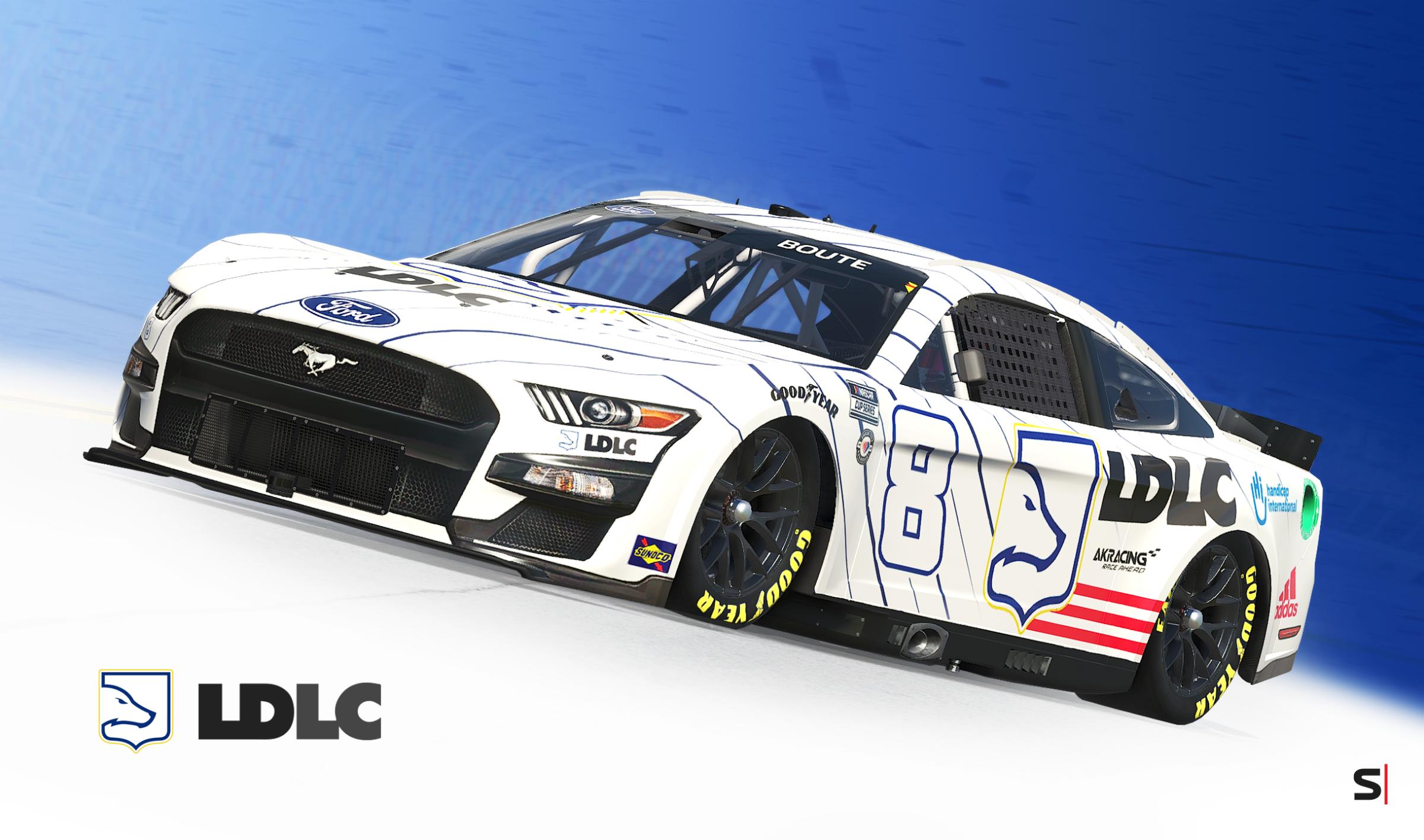 Preview of Nascar Next Gen Ford Mustand - LDLC - #sixliveries by Julien Boute