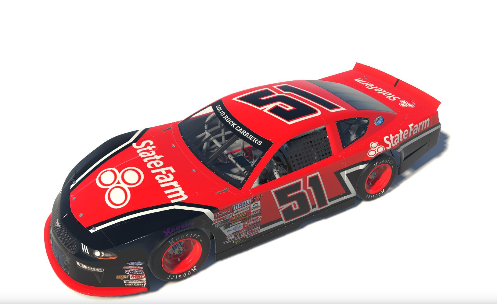 Preview of State Farm Concept Mustang No Number by TJ Warren