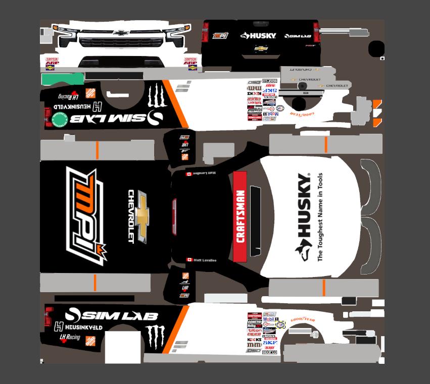 Preview of Craftsman Chevrolet Silverado Truck 2023 Husky MPI SimLab by Matthew Lavallee