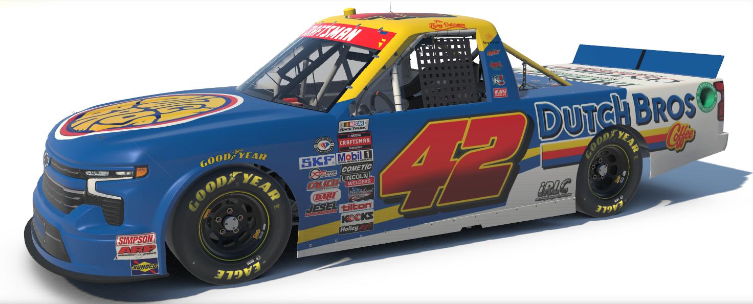 Preview of Thad Failor Dutch Bros Coffee 42 Chevy Silverado by Jon Gutekunst