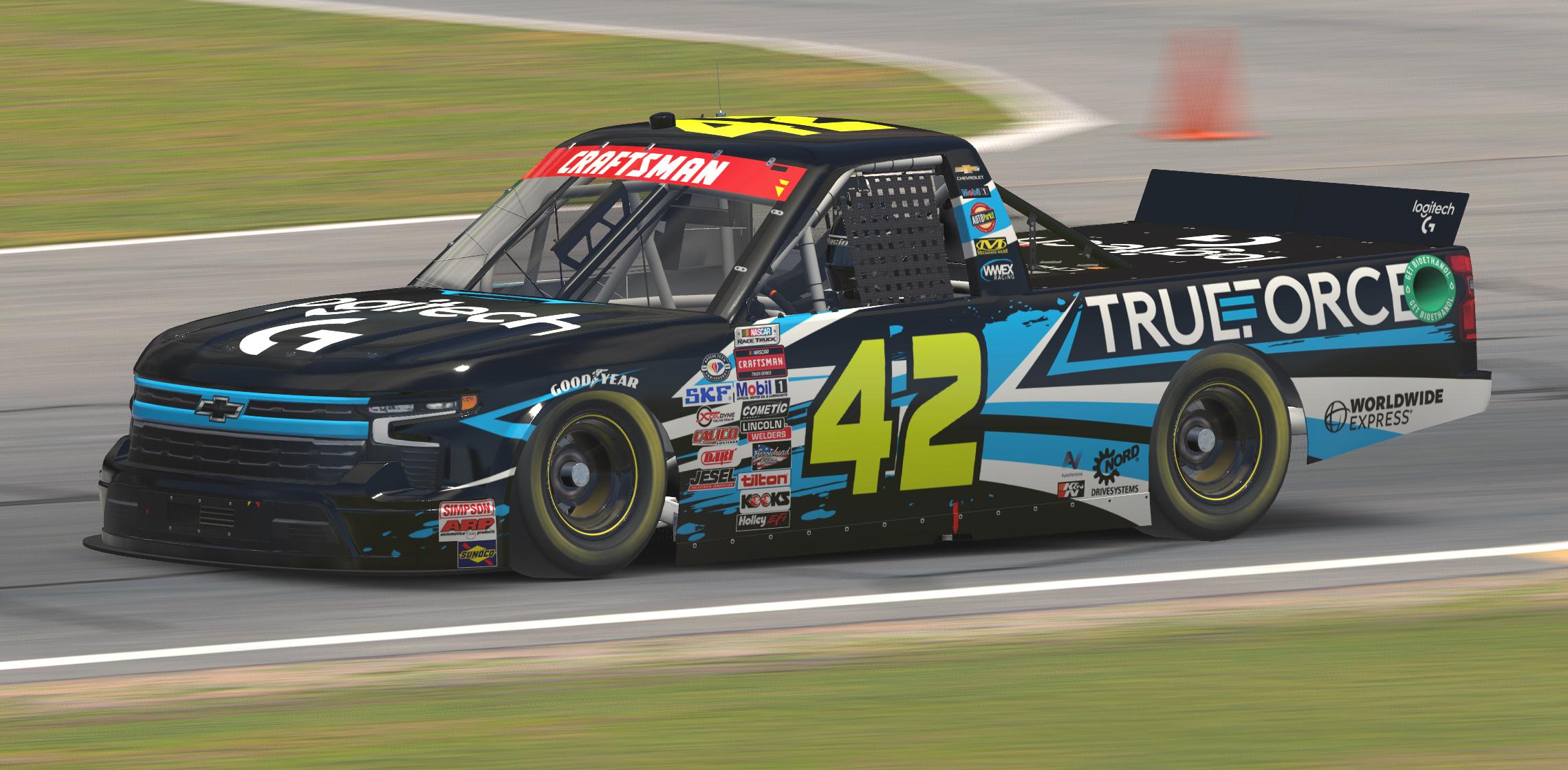 Preview of Logitech G Trueforce Silverado No Number by Steve J Cass