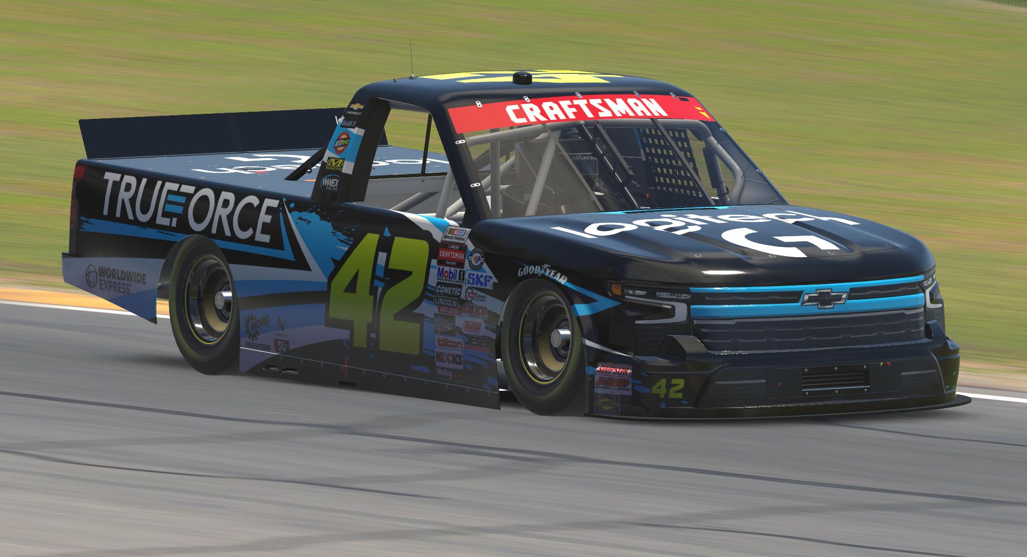 Preview of Logitech G Trueforce Silverado No Number by Steve J Cass