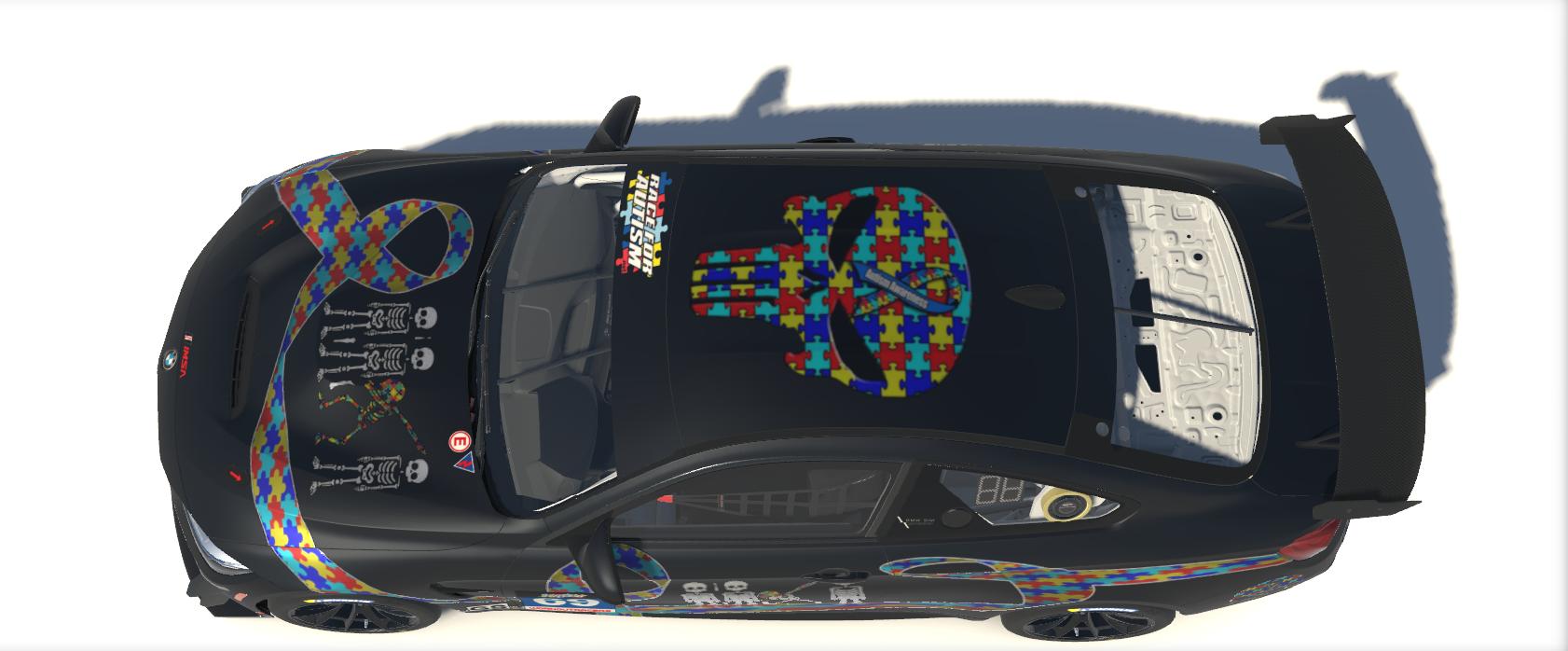 Preview of BMW M4 GT4 - Autism Support - Worn Out Racers - By Sharky by Sharky A.