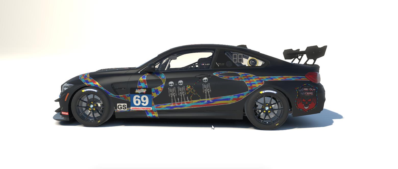 Preview of BMW M4 GT4 - Autism - Worn Out Racers 2 - by Sharky by Sharky A.