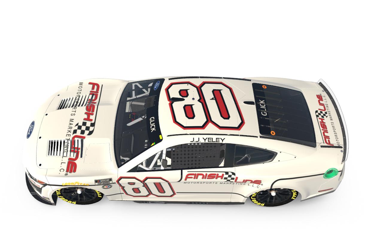 2023 J.J. Yeley Finish Line Motorsports Marketing Cup concept scheme