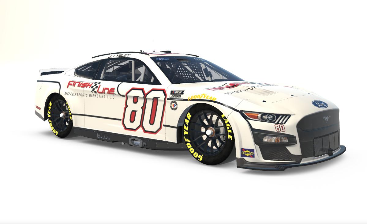 2023 J.J. Yeley Finish Line Motorsports Marketing Cup concept scheme