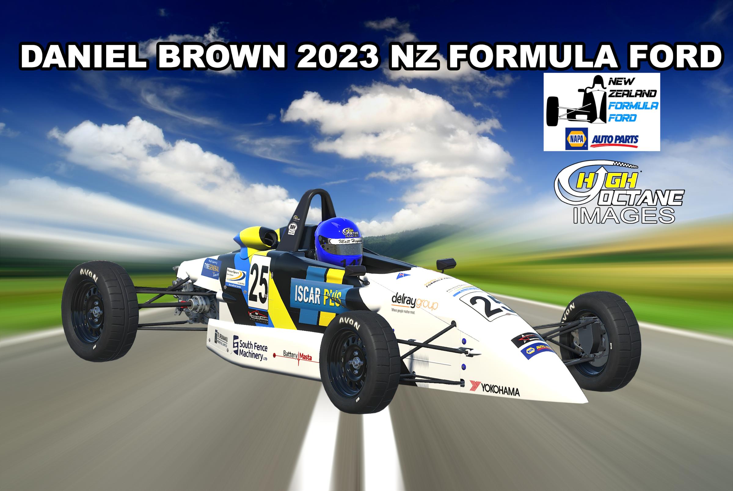 Daniel Brown 2023 NZ Formula Ford by Matt Heywood - Trading Paints