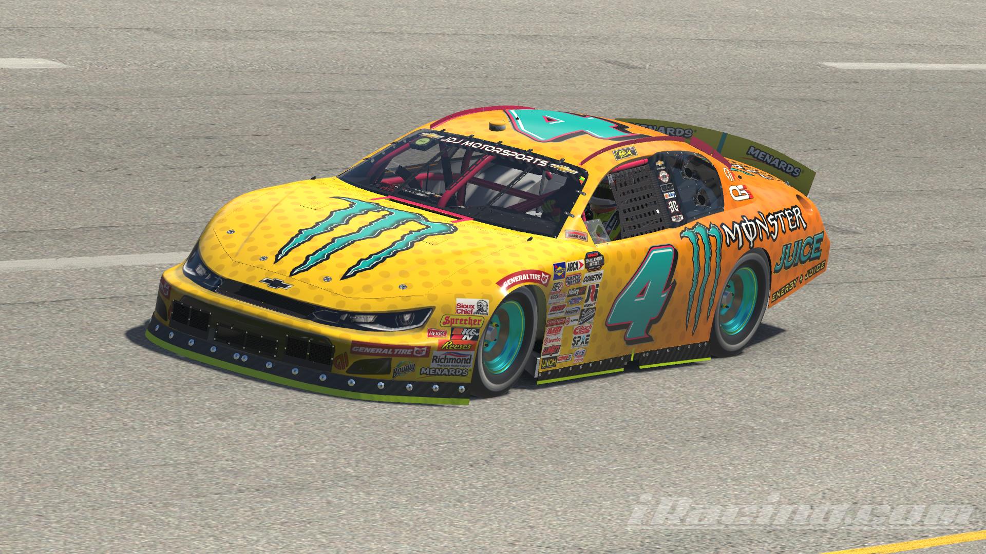 Preview of Monster Juice Khaotic #4 JDJ Motorsports Arca/Gen4 Camaro by Domenic Previte
