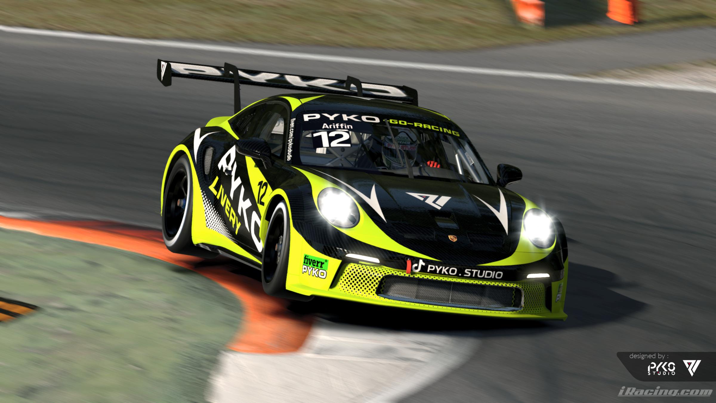 Preview of P992 Fiverr TikTok Pyko Livery by Syaiful Ariffin