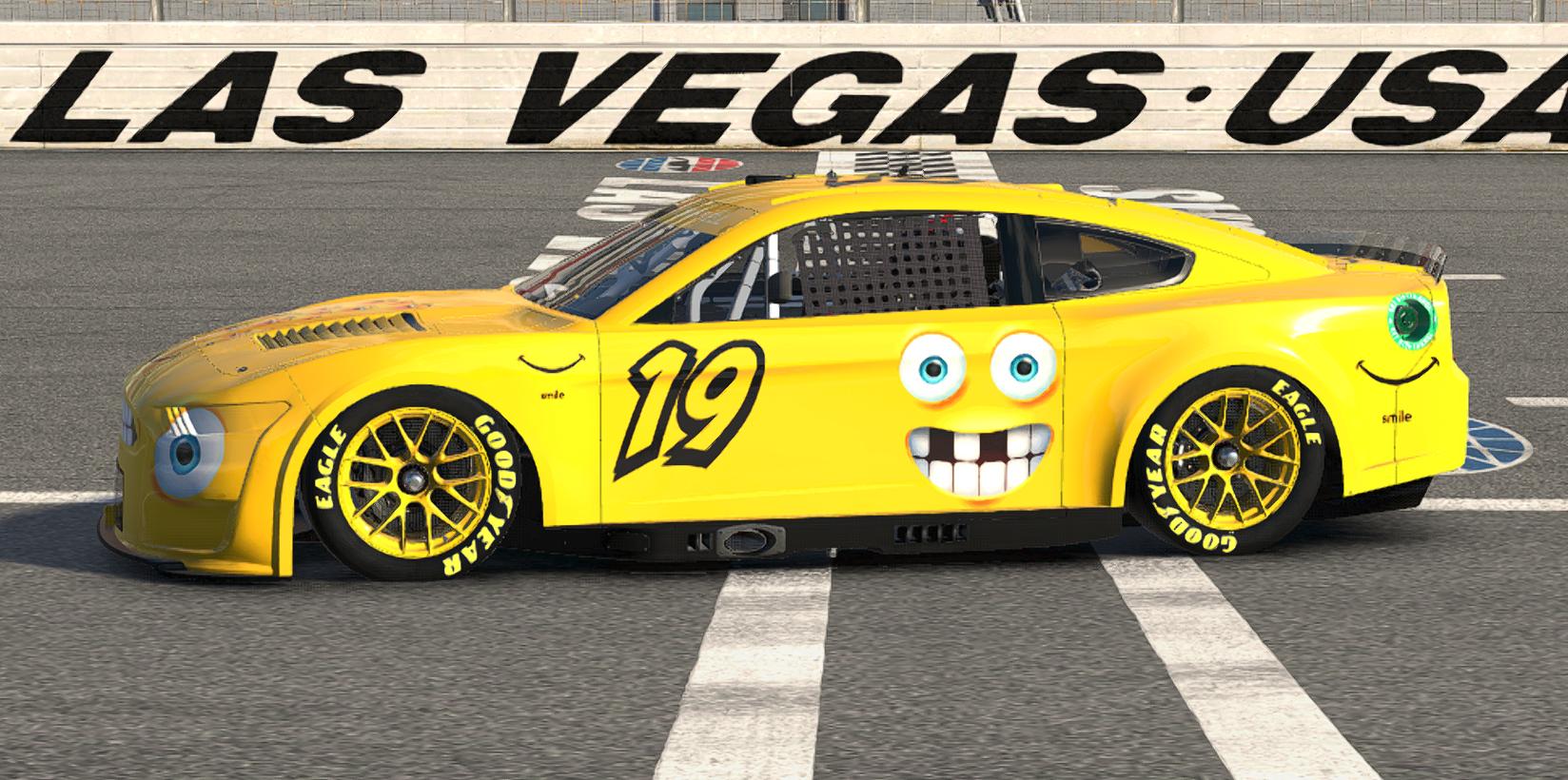 Smiley Chan Racing Smile by Clifton Channell - Trading Paints