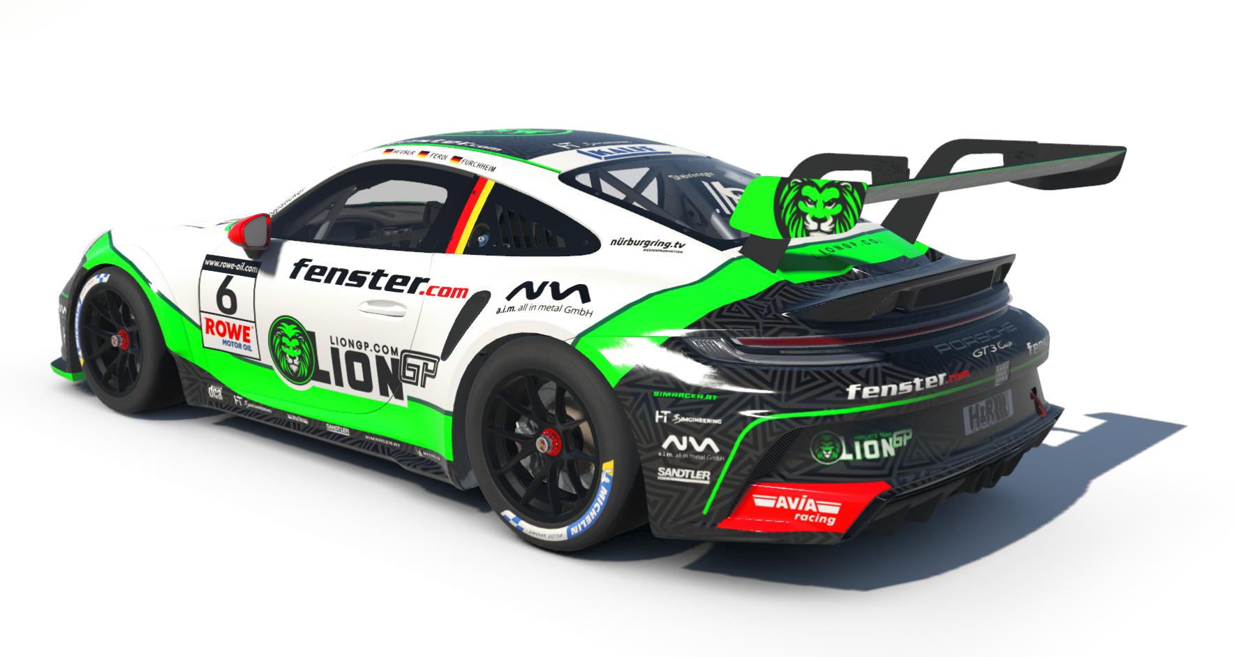Preview of Porsche CUP 992 - LionGP-fenster.com - DNLS 2023 by Dennis F.