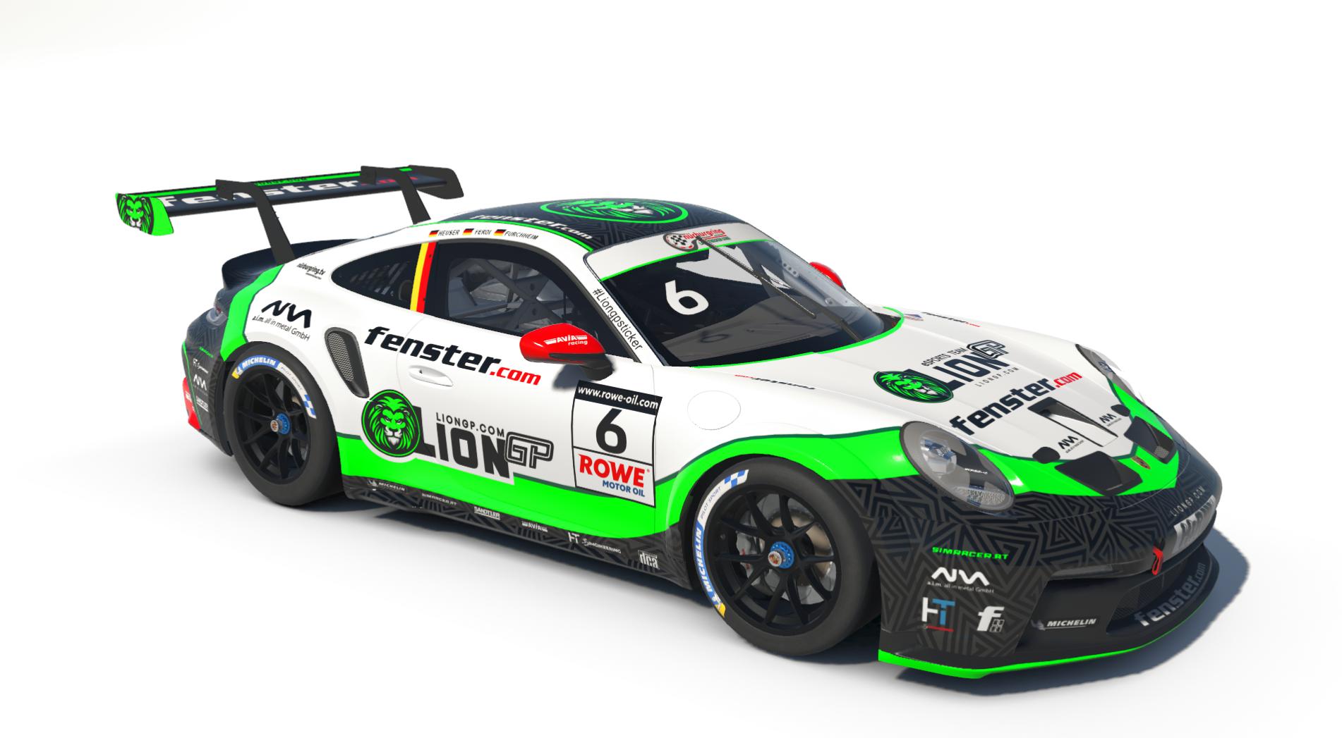 Preview of Porsche CUP 992 - LionGP-fenster.com - DNLS 2023 by Dennis F.