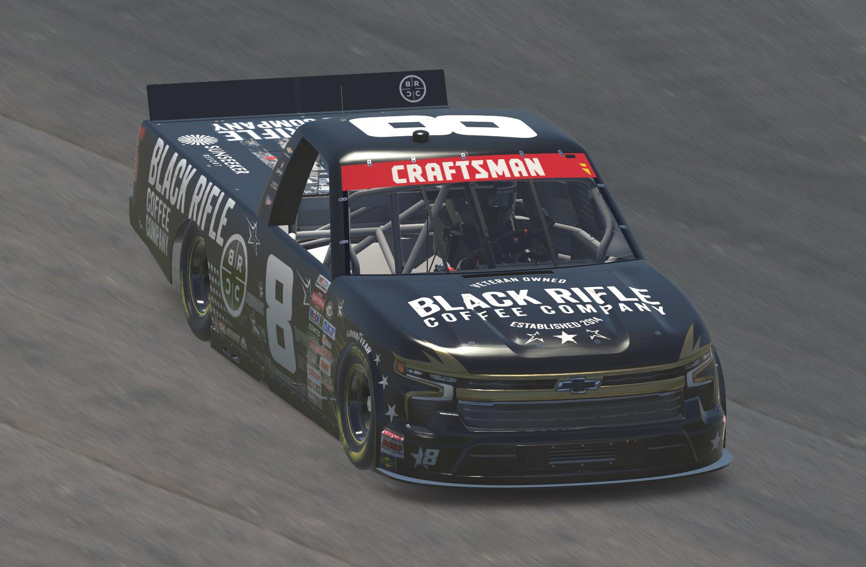 2023 Black Rifle Coffee Nascar Silverado Concept no by Steve J Cass