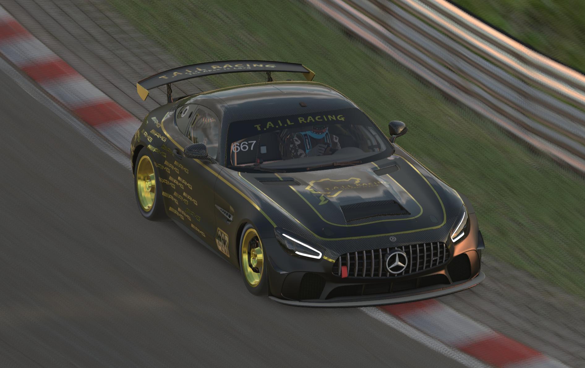 Preview of Mercedes GT4 - TAIL Racing - Gold and Carbon by Dave Hernandez