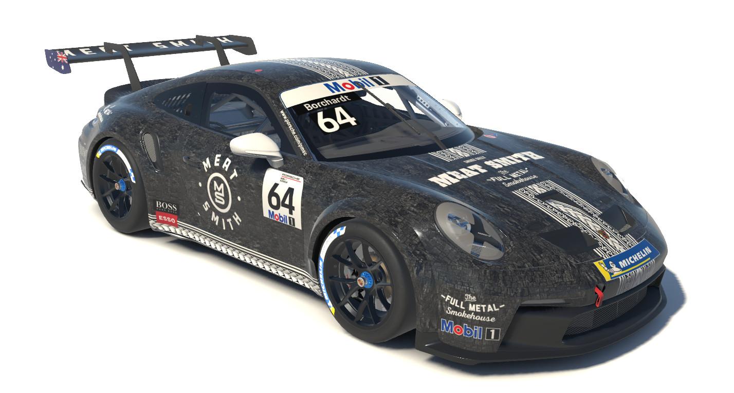 Meat Smith Porsche Cup 992 by Scott Borchardt - Trading Paints