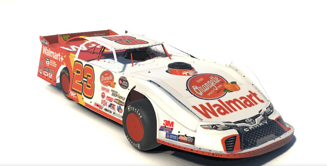 Preview of Dirt Late Model Team Walmart Orangette 2023 by Johnny McNamara