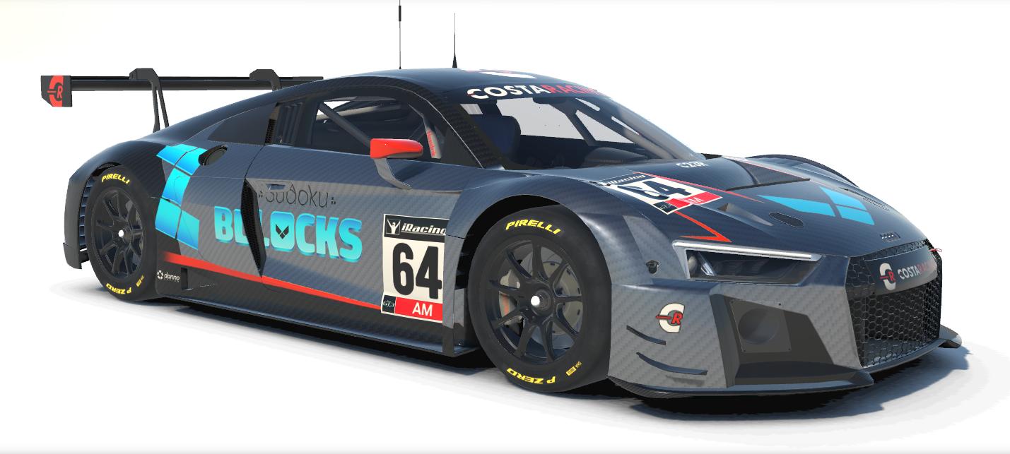 Soduko Racing Sudoku Blocks | Costa Racing C23R AM | Audi R8 LMS GT3 by Danilo Vaz ...