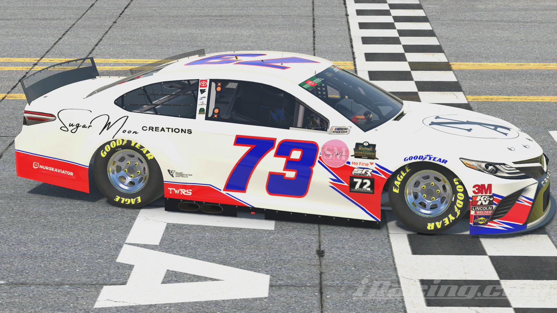Preview of 2023A Kynan Jones Throwback Camry (2005 Rusty Wallace) by Vic Bloom