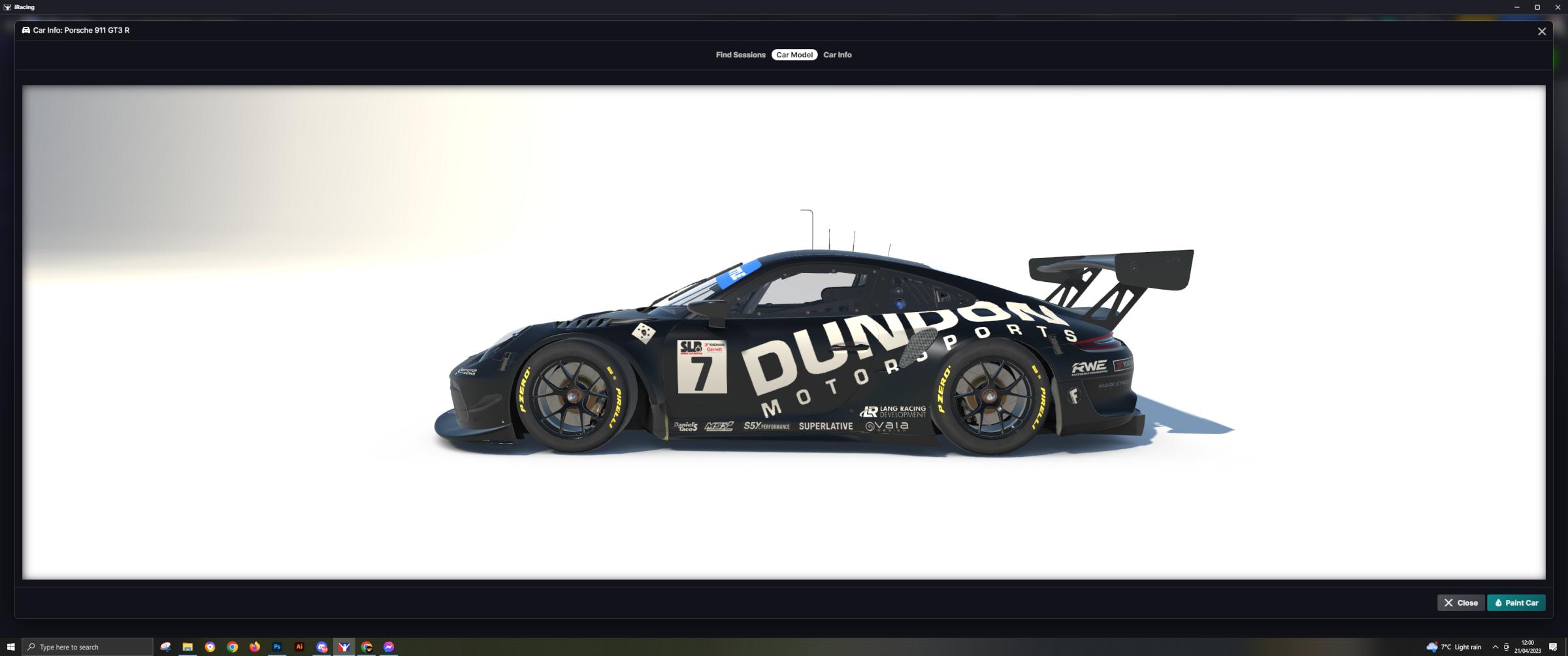 Preview of SLB COTA Porsche 911R GT3 by Mark Sykes