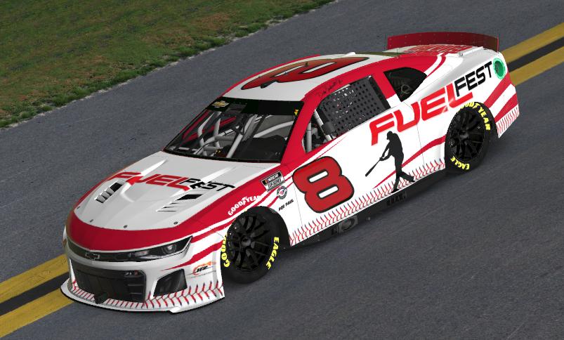 Preview of Dale Jr Baseball FuleFest Car WITH NUMBERS by John Vlasaty