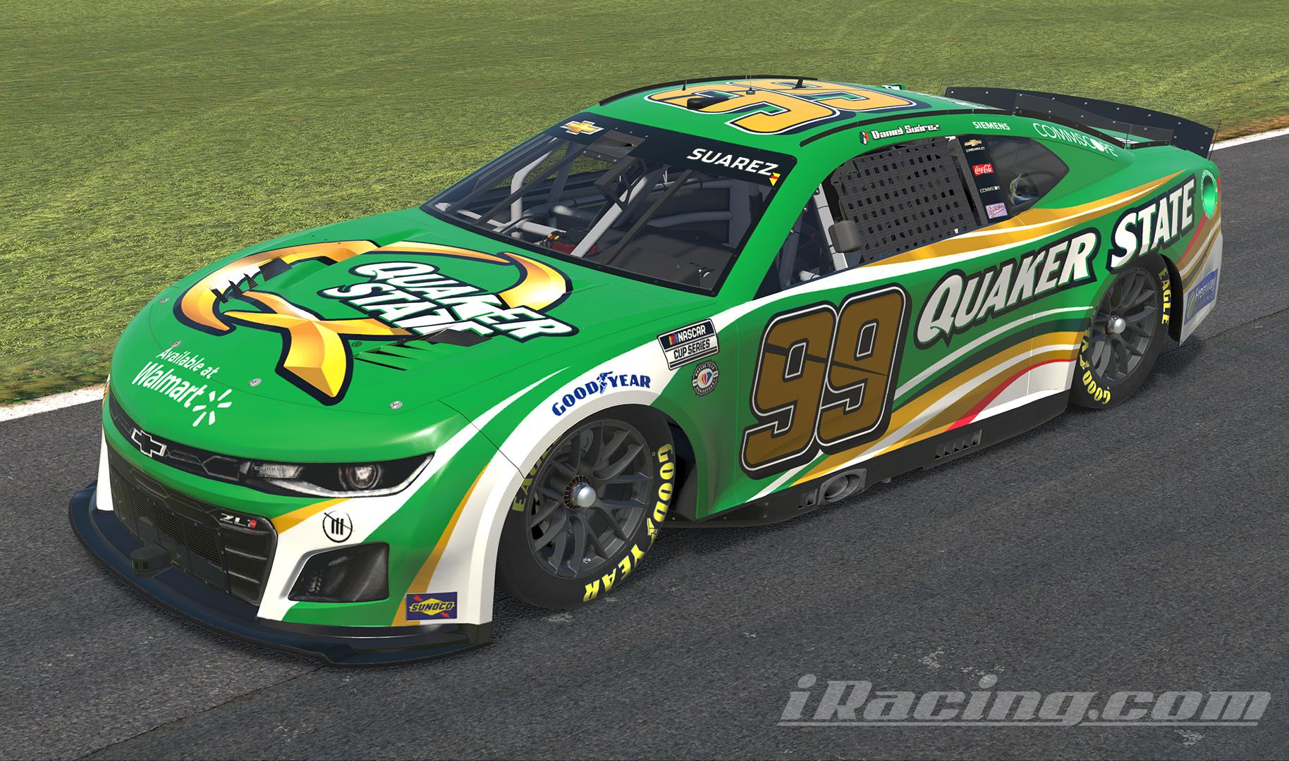 Preview of 2023 99 Daniel Suarez Quaker State Camaro by Michael DiPasquale