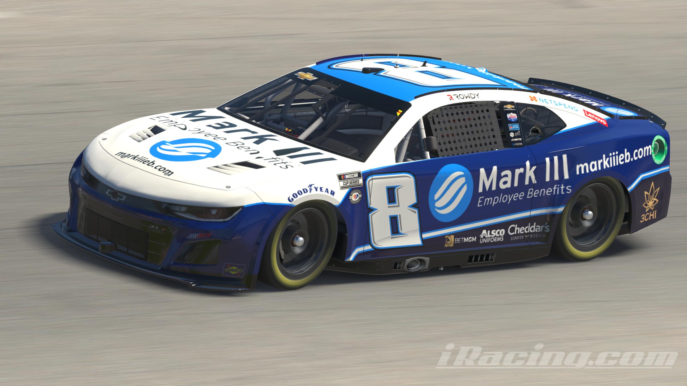 Kyle Busch 2023 Mark III Chevy (Custom ) by Gary P. Trading Paints