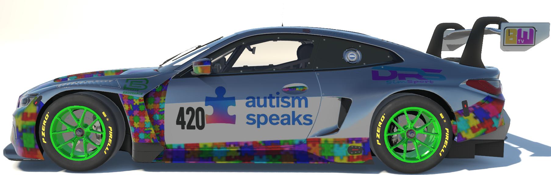 Preview of DRS SimSports Autism Speaks BMW M4 GT3  by Todd Schwarz