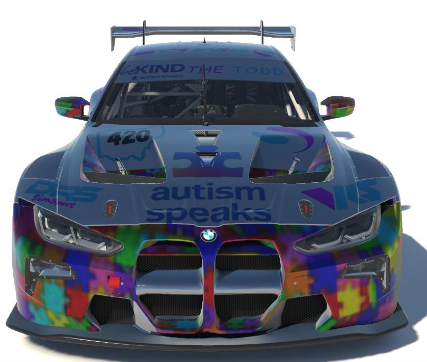 Preview of DRS SimSports Autism Speaks BMW M4 GT3  by Todd Schwarz