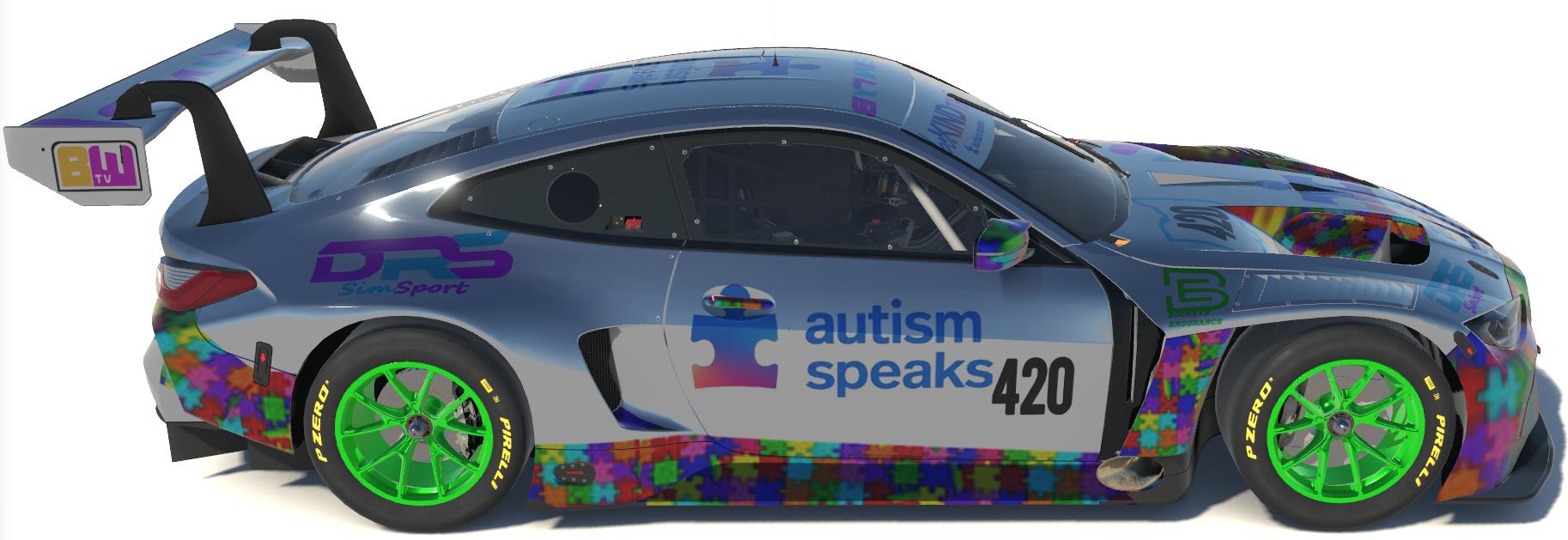 Preview of DRS SimSports Autism Speaks BMW M4 GT3  by Todd Schwarz