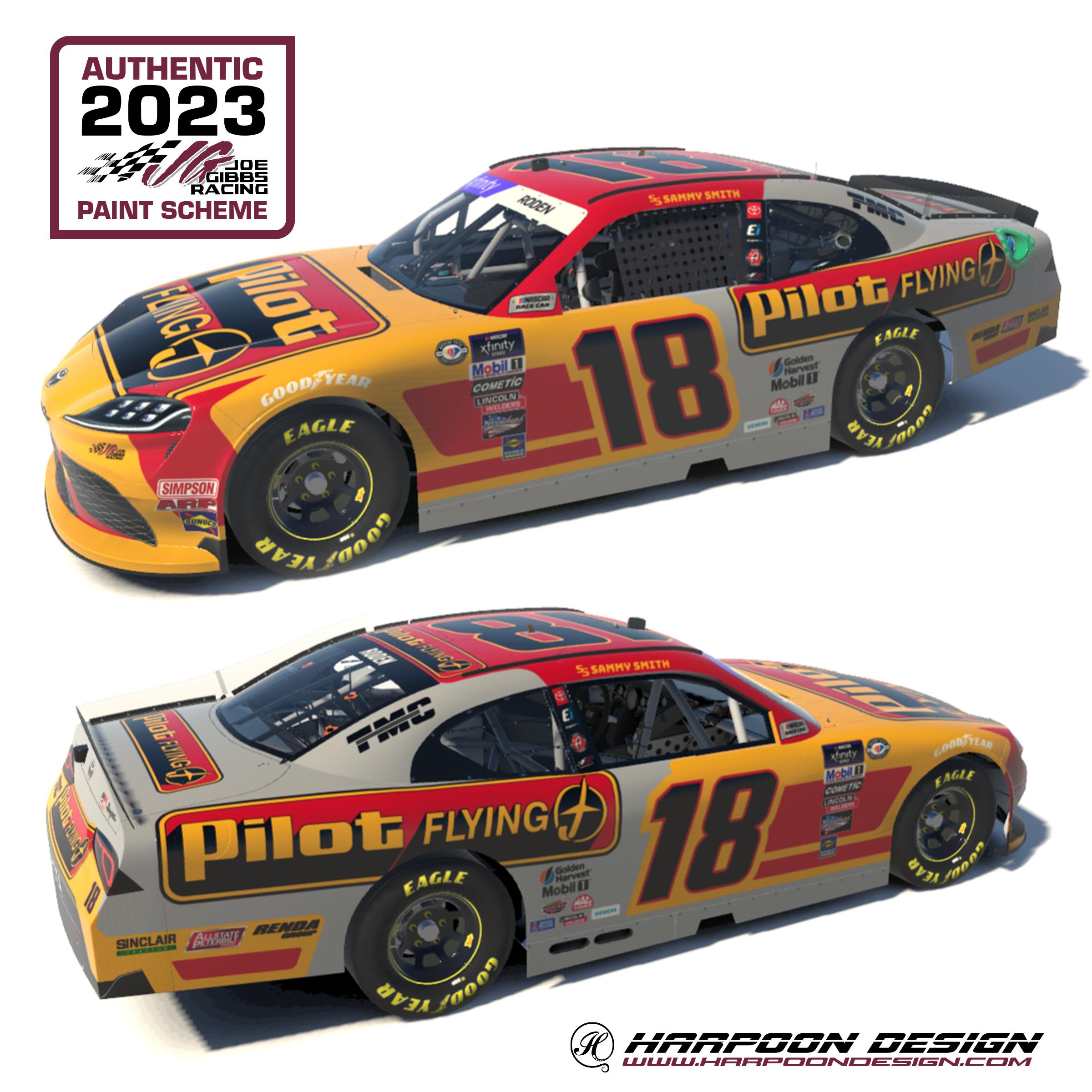 Preview of 2023 Sammy Smith Pilot Flying J Throwback Supra No Num by Brantley Roden