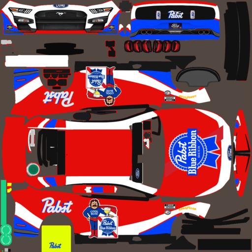 Preview of Pabst Blue Ribbon Next Gen Mustang by Christopher Wolford